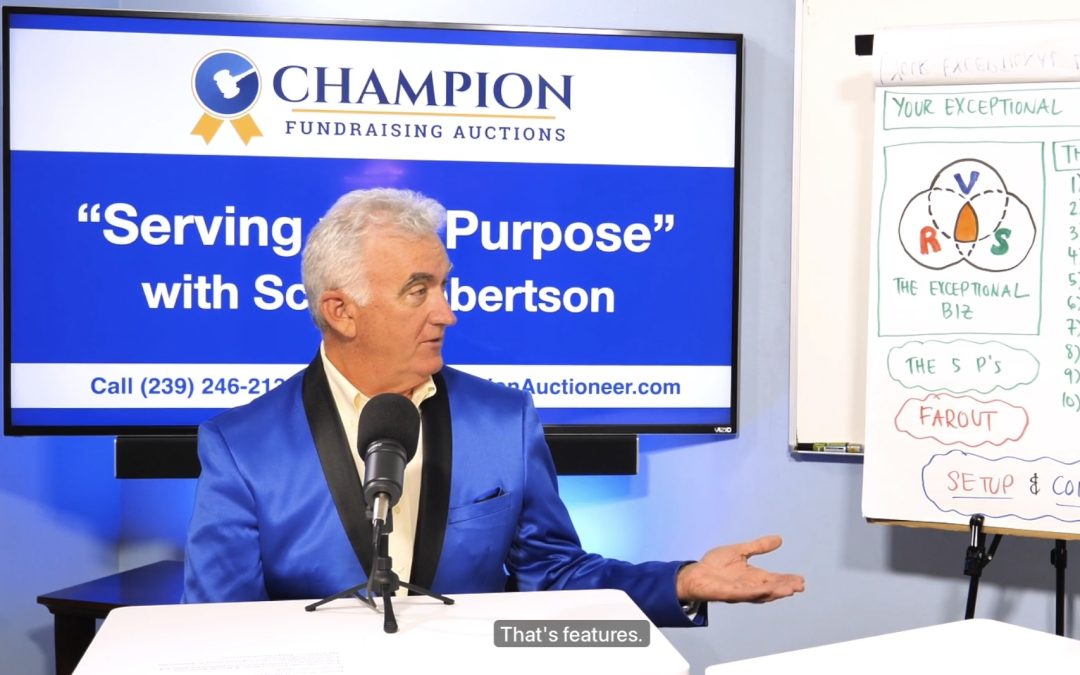 Why Exceptional Fundraising Benefit Auctioneers Sell Feelings, Not Items with Scott Robertson